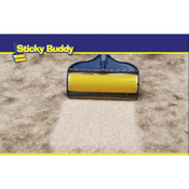 Sticky Buddy – ljepljivi roler i čistač za višekratnu uporabu! Pogledajte u videu!
