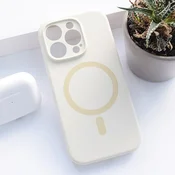 Maska za iPhone 16 Pro krem Mag Case PureTone