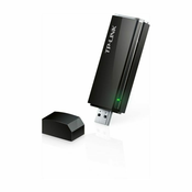 TP-LINK Wi-Fi USB Adapter AC1200,2T2R,867Mbps at 5GHz + 300Mbps at 2.4GHz, 802.11ac/a/b/g/n