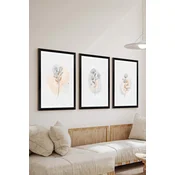 WALLXPERT Set 3 dekorativne slike Artsycllct30