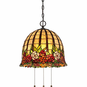 Quoizel QZ-ROSECLIFFE-P - Lestenec na verigi ROSECLIFFE 3xE27/100W/230V