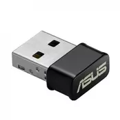 ASUS Wireless-N150 USB Nano Adapter - USB-N10 NANO USB, 802.11 n, USB 2.0, do 150Mbps