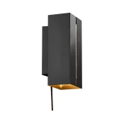 Nordlux - LED Zatemnitvena stenska svetilka CURTIZ 2xLED/4,5W/230V črna