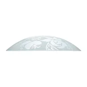 Prezent 45141 - Zamensko staklo za luster PLATE E27, precnik 45 cm, prozirno/belo