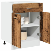 Ormaric s donjim ladicama Lyon Staro drvo 60x46x81,5 cm Konstruirano drvo
