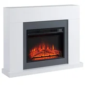 Homestar Električni kamin 113x26,6x87,5 cm bel
