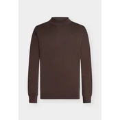 SCOTCH & SODA Pulover Seasonal Core čokolada