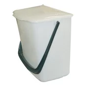 Univerzalni koš za smeti (za kuhinjo) 8l pravokotna plastika, BELA