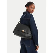 Ročna torba Tory Burch Charlie Quilted Large Shoulder Bag 185805 Črna