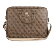 Guess PU 4G kovinski logotip torba za prenosnik 15/16 Rjava