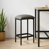vidaXL Barski stol Svetlo siva 40 x 32 x 64 cm Inženirski les