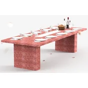 Casa Padrino luxury dining table with bioethanol fireplace 300 x 115 x H. 75 cm - Different Colors - Dining room table - Garden table - Dining room furniture - Garden furniture - Luxury furniture