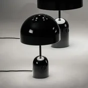 Tom Dixon LED namizna svetilka Bell, črna, višina 43 cm, z možnostjo zatemnitve - Dnevna soba/jedilnica - Dizajn - Kovina