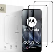 Zaštitno staklo TECH-PROTECT GLASS FIT+ 2 KOMADA zaštitnog kaljenog stakla za Motorola Edge 70 5G crno (5906302323531)