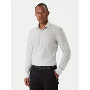 HUGO Srajca Kenno 50555318 Bela Slim Fit