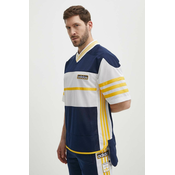 Kratka majica adidas Originals moška, mornarsko modra barva, IU2361