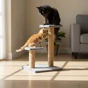 Paws & Whiskers Grebalica za mačke Luzi, Siva
