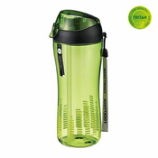Športna steklenica 550 ml s silikonsko slamico - zelena