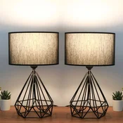 Opviq AYD-2974 Black Table Lamp Set (2 Pieces) - OŠTECENO