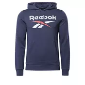 Reebok Classic Sportska sweater majica, tamno plava / bijela / crvena