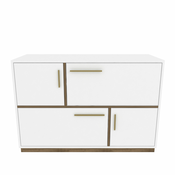 Hanah Home HANAH HOME Mares - White, Walnut konzolna miza, (20867012)
