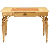 Casa Padrino Luxury Baroque Secretary Gold 113 cm - Baroque Office Furniture - Made in Italy