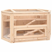 Kavez za hrcke 80 x 40 x 43 cm od masivne jelovine