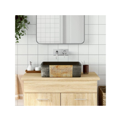 Nadgradni umivaonik crno-smedi 46 x 35,5 x 13 cm keramicki