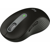 Generic Brezžična miška Logitech M650, 2 leti baterije, tihi klik, prilagodljivi stranski gumbi, Bluetooth, za PC/Mac/več naprav/Chromebook - črna, (21121871)