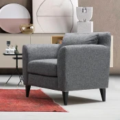 Atelier del Sofa Fotelja Nordic 76x83x80cm Tamnosiva