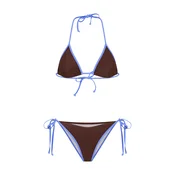 LSCN by LASCANA Bikini moder denim / temno rjava