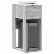 Tower stalak za racunalo s ladicom boja sivog hrasta 30x44x74cm