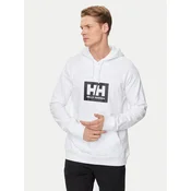 Helly Hansen Majica dugih rukava Hh Box Hoodie 53289 Bijela Regular Fit