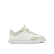 Usnjene superge Calvin Klein CUPSOLE LACE UP - LTH SUE MIX