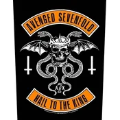 Avenged Sevenfold Biker Našitek za šivanje 36 x 30 cm