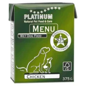 Platinum konzerva za pse Dog Menu Piletina - 375 g