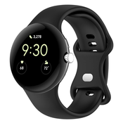 Silikonski pas za uro Google Pixel Watch 3 45mm - črn