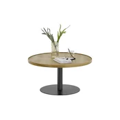 Konferenčna mizica FOCUS O 80 cm, hrast/črna
