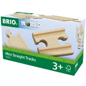 BRIO Delovi za prugu - mini ravne staze