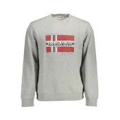 NAPAPIJRI SWEATSHIRT WITHOUT ZIP MAN GRAY