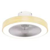 Ventilator stropni Estia HaloFlow 50cm 15wMOT/45wLED wood + dalj. 06-30179 06-30179