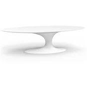 Casa Padrino luxury garden dining table matt white 300 x 120 x H. 75 cm
