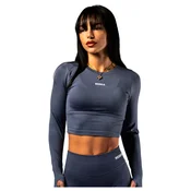 Ženska majica Nebbia Power Her Seamless Long-Sleeve Top 892 Grey S