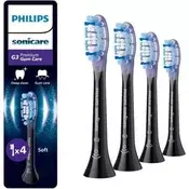 Philips HX9054/88 Glava zobne ščetke Premium Gum Care, 4 kosi, črna