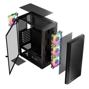 LOGIC ARAMIS ARGB MIDI USB 3.0 ČRNO OHIŠJE