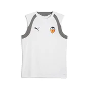PUMA Valencia CF Training Jersey Men, Sport, White/Flat Medium Gray, L
