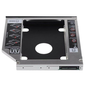 Ewent adapter za SS/HDD v 9,5mm DVD režo, SATA3, aluminij EW7003