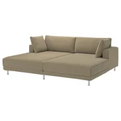UPPAKRA Modularna sofa trosed, s lenjivcima/Johanneshov smedebež