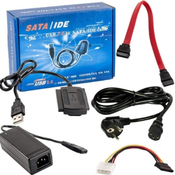 USB 2.0 na IDE 2.5 - 3.5 i SATA adapter ( 11-352 )