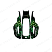 Monster Energy – Nalepka za Mammotion robotske kosilnice – Yuka Mini 2